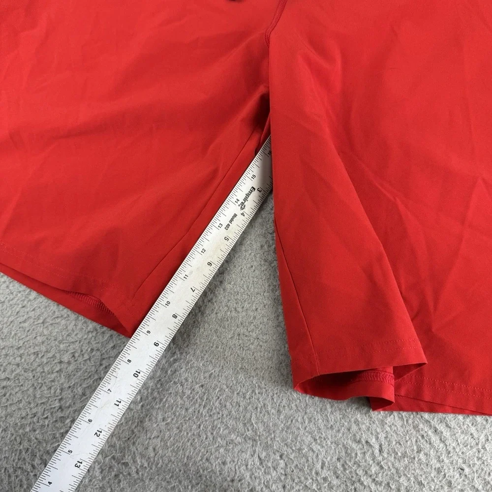 Oakley Mens Board Shorts Size Xl Red Swim Trunks Drawstring